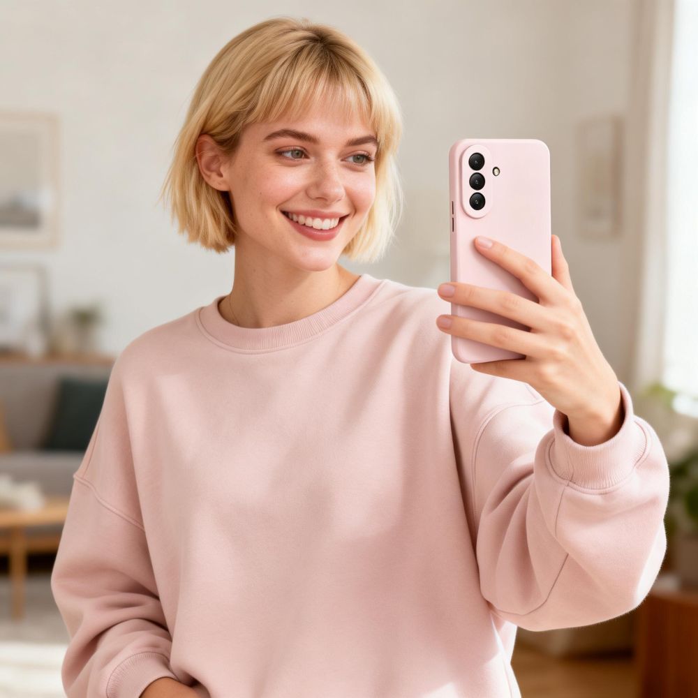 Samsung Galaxy A37 (SM-A376E/DS) Tech-Protect Icon Case Cover, Pink | Telefona Vāciņš Maciņš Apvalks Bamperis