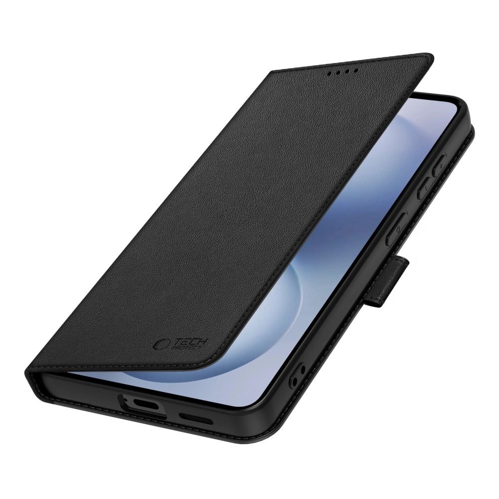 Samsung Galaxy A37 (SM-A376E/DS) Tech-Protect Wallet Book Case Cover, Black | Telefona Vāciņš Maciņš Apvalks...