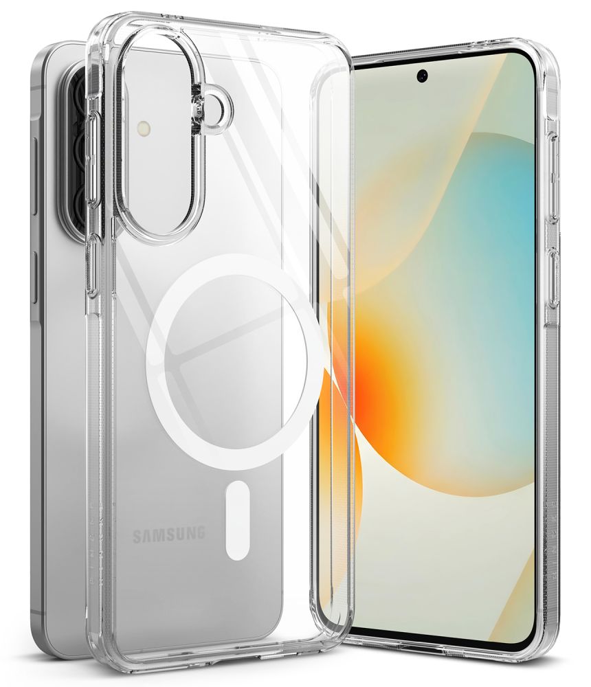 Samsung Galaxy A57 (SM-A576B/DS) Ringke Fusion Magnetic MagSafe Case Cover, Transparent | Telefona Vāciņš Maciņš...