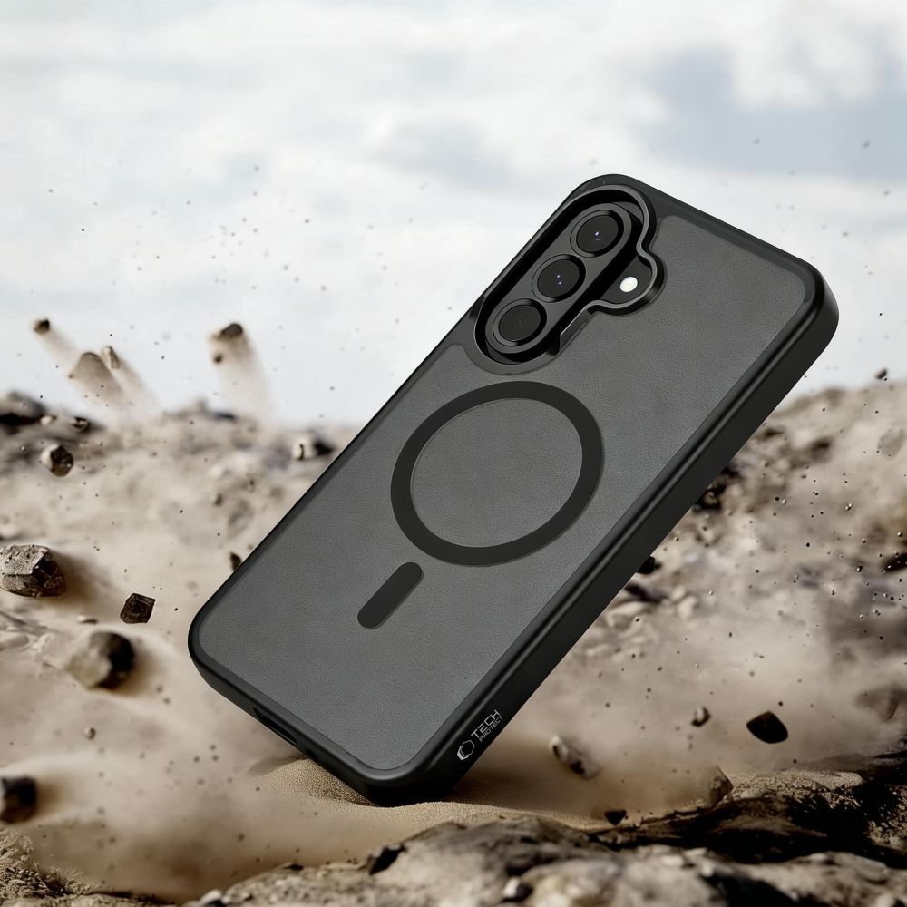Samsung Galaxy A57 (SM-A576B/DS) Tech-Protect MagMat MagSafe Case Cover, Matte Black | Telefona Vāciņš Maciņš...