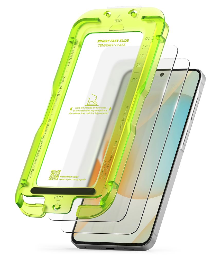 Samsung Galaxy A57 (SM-A576B/DS) Ringke Easy Slide Tempered Glass Screen Protector 2 pcs. | Telefona Ekrāna...