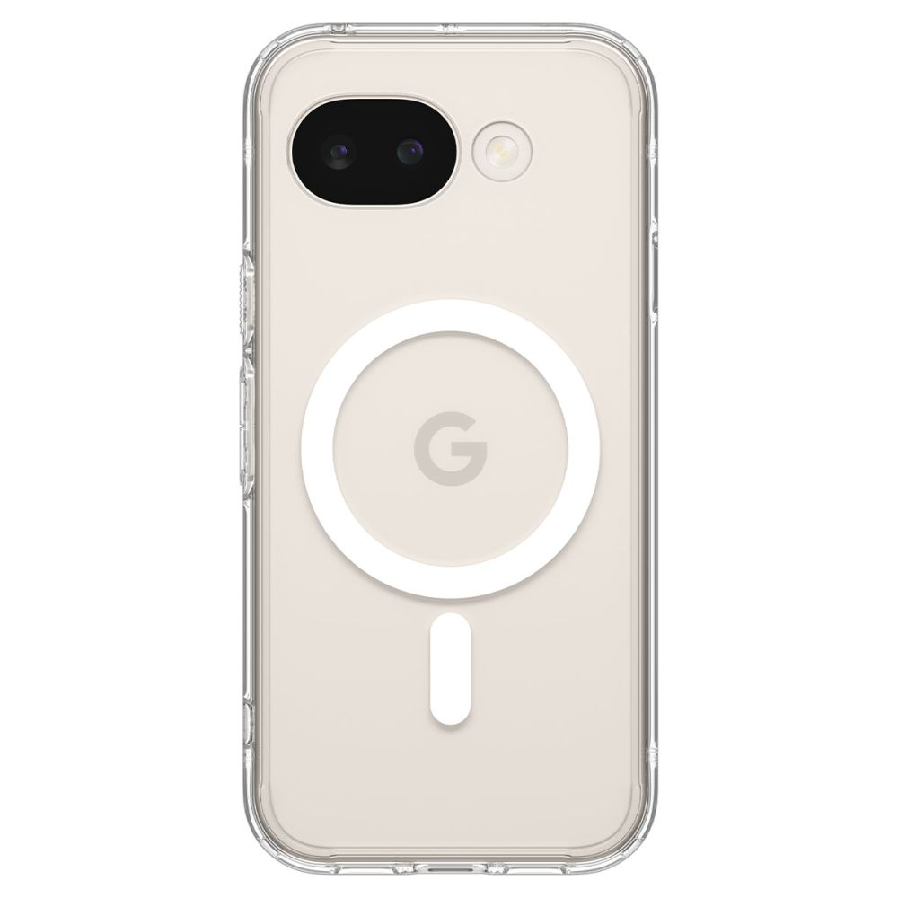 Google Pixel 10a Spigen Ultra Hybrid Mag Magsafe Case Cover, Clear and White | Telefona Vāciņš Maciņš Maks Apvalks...