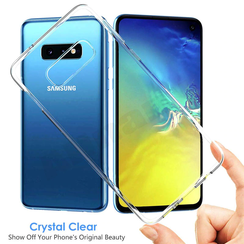 Samsung Galaxy S10e (G970F) Ultraslim TPU Case Cover, Transparent | Caurspīdīgs Silikona Vāciņš Maciņš Apvalks...