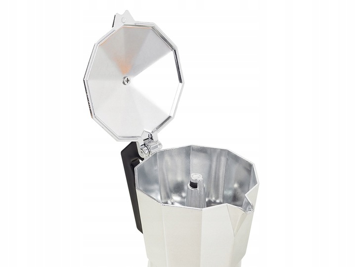 Espresso Kafijas Vārāmā Kanna un plīts, geizers 300ml, 6 Tases, Sudraba | Moka Pot Coffee Maker