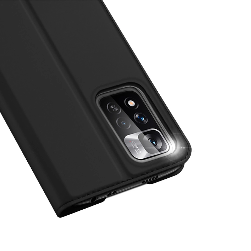 Xiaomi Poco M4 Pro 5G DUX DUCIS Skin Pro Series Leather Case Cover, Black | Telefona Vāciņš Maciņš Apvalks...