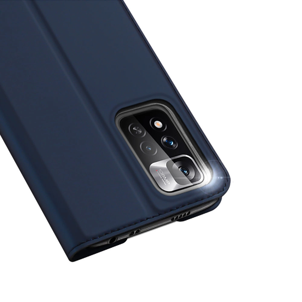 Xiaomi Poco M4 Pro 5G DUX DUCIS Skin Pro Series Leather Case Cover, Blue | Telefona Vāciņš Maciņš Apvalks...