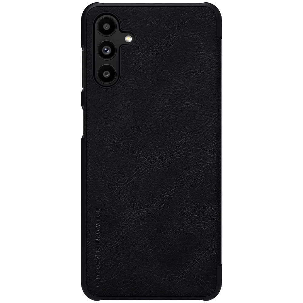 Samsung Galaxy A13 5G (SM-A136) Nillkin Qin Leather Book Case Cover, Black | Telefona Maciņš Vāciņš Apvalks...