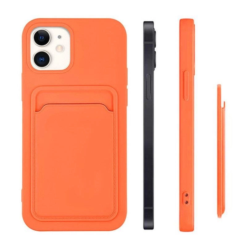 Samsung Galaxy S20+ Plus (SM-G985F/DS) Silicone Wallet Card Case, Pink | Silikona Vāciņš Maciņš Apvalks Bampers
