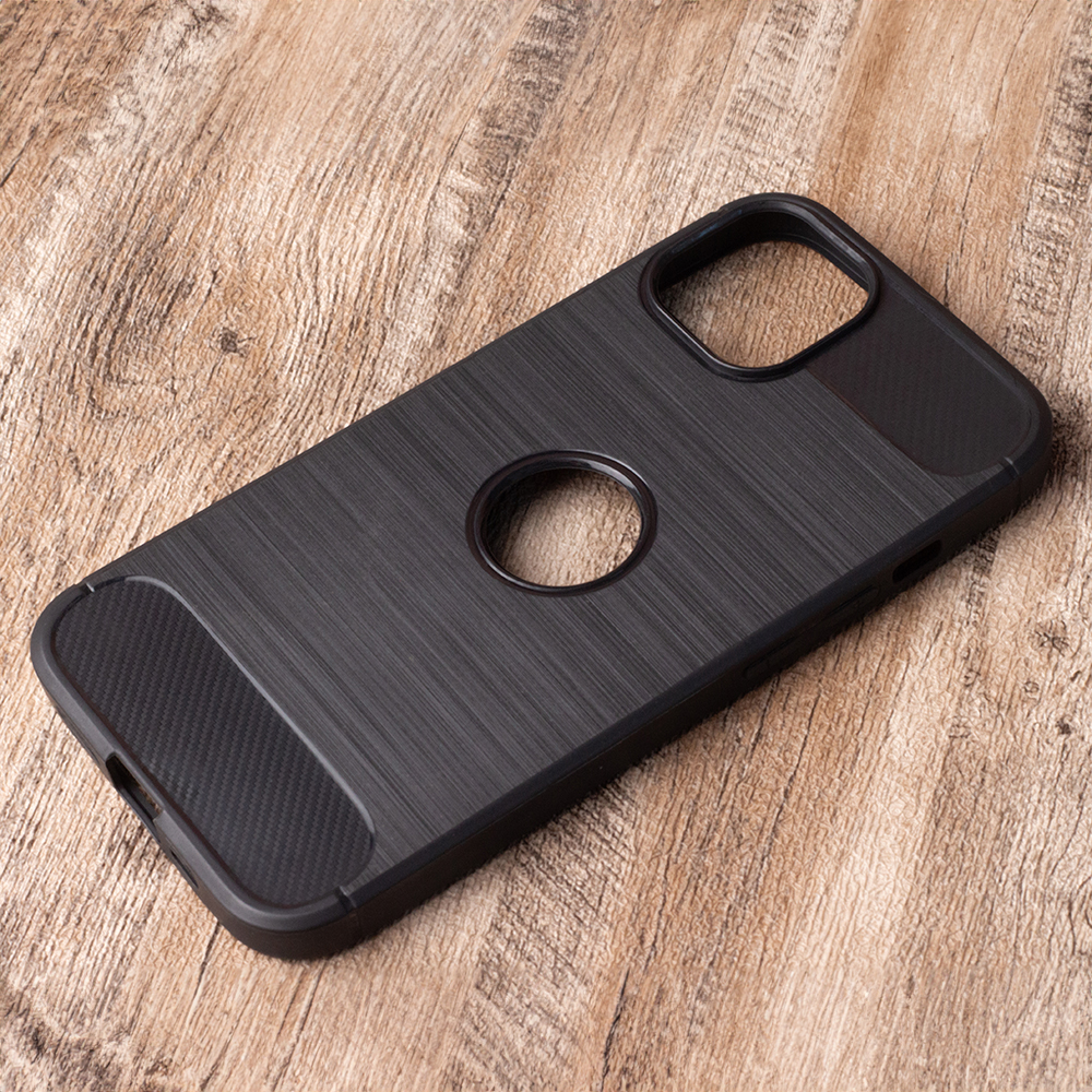 Xiaomi Redmi 9C Carbon Flexible Cover TPU Case, Black | Telefona Maciņš Vāciņš Apvalks Bampers