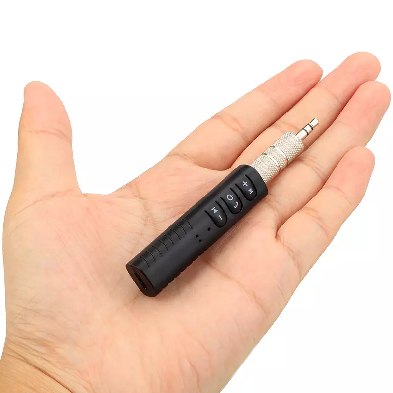 Bluetooth AUX audio adapteris uztvērējs, Mini Jack 3.5mm | Handsfree Wireless Receiver with Microphone