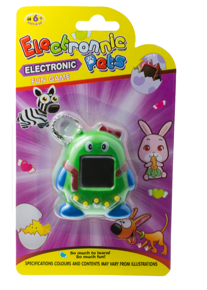 Rotaļlieta Tamagočijs Elektroniskā Spēle - Zaļā | Toy Tamagotchi Electronic pet game 168-in-1- Green