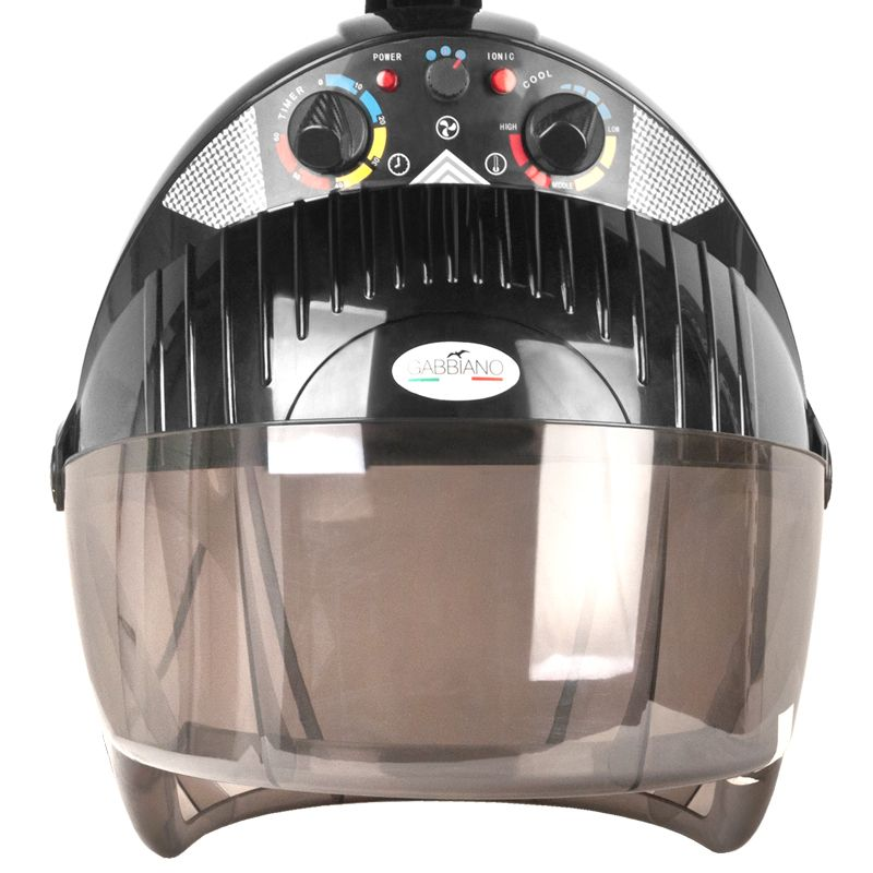 Gabbiano Centurion DVI-303W piekaramais matu žāvētājs ar jonizāciju, melns