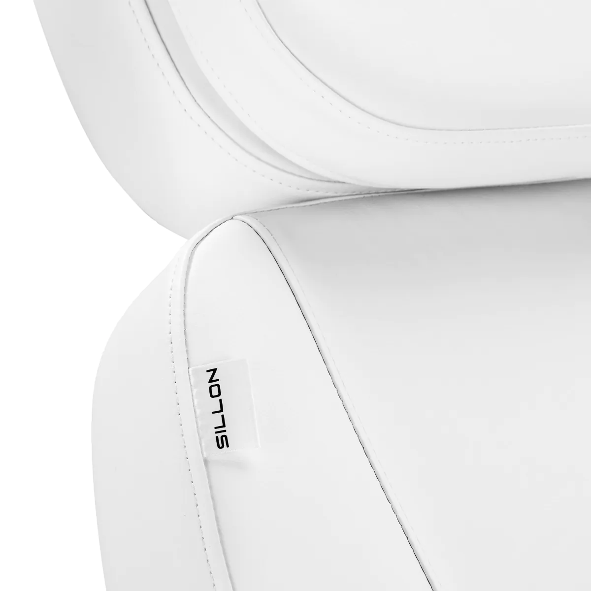 Elektriskais kosmētikas krēsls Sillon Luxury ar 3 motoriem, balts
