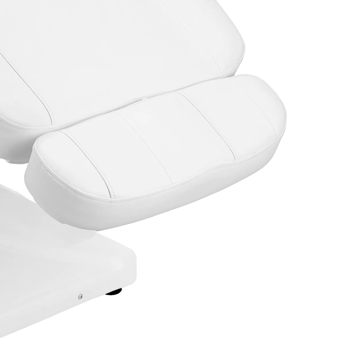 Elektriskais kosmētikas krēsls Sillon Luxury ar 3 motoriem un kāju vadību, balts