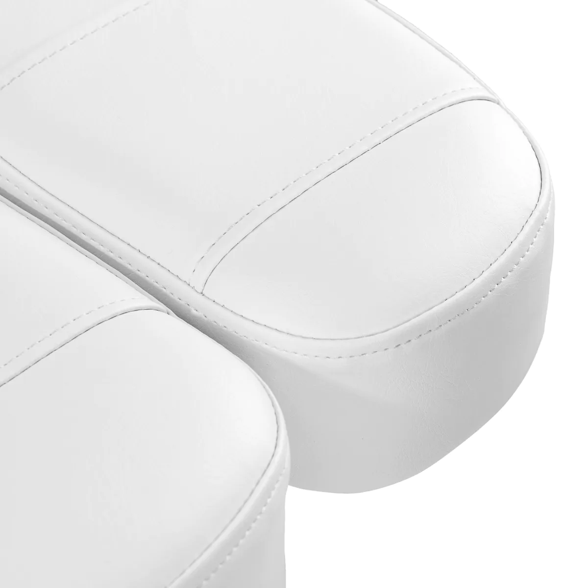 Elektriskais kosmētikas krēsls Sillon Luxury ar 3 motoriem un kāju vadību, balts