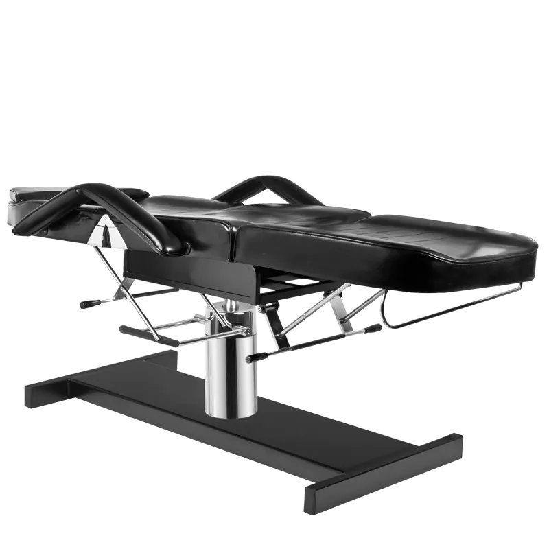 Activeshop A-210 hidrauliskais kosmetoloģiskais krēsls, melns