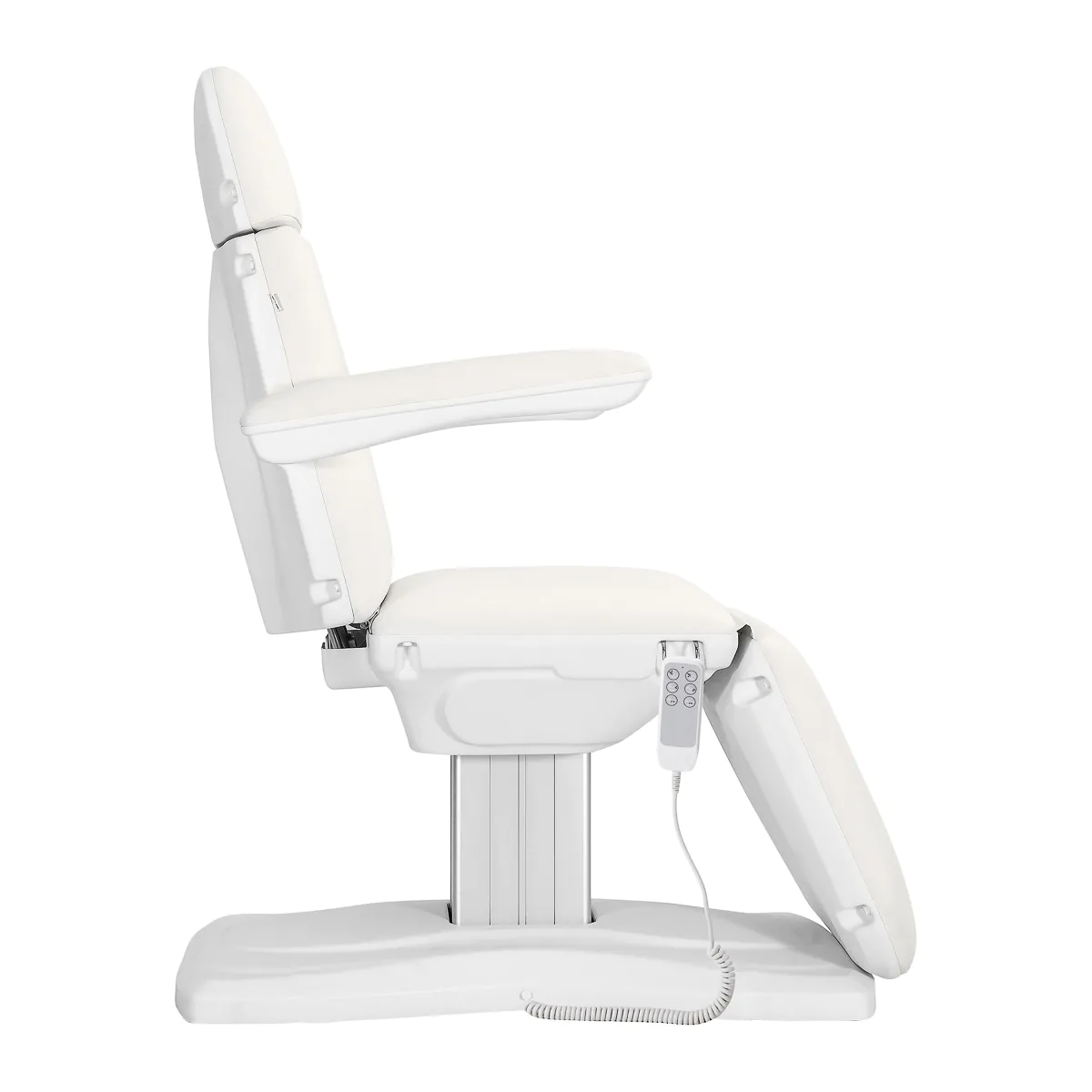 Elektriskais kosmetoloģijas krēsls Sillon Eclipse, 3 motori, balts