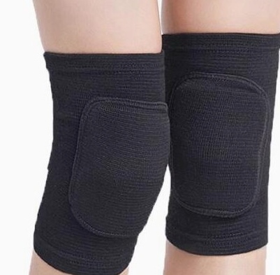 Elastīgi ceļu sargi dejošanai un sportam, izmērs M, melni