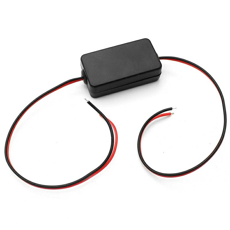 12V trokšņu filtrs atpakaļskata kamerai