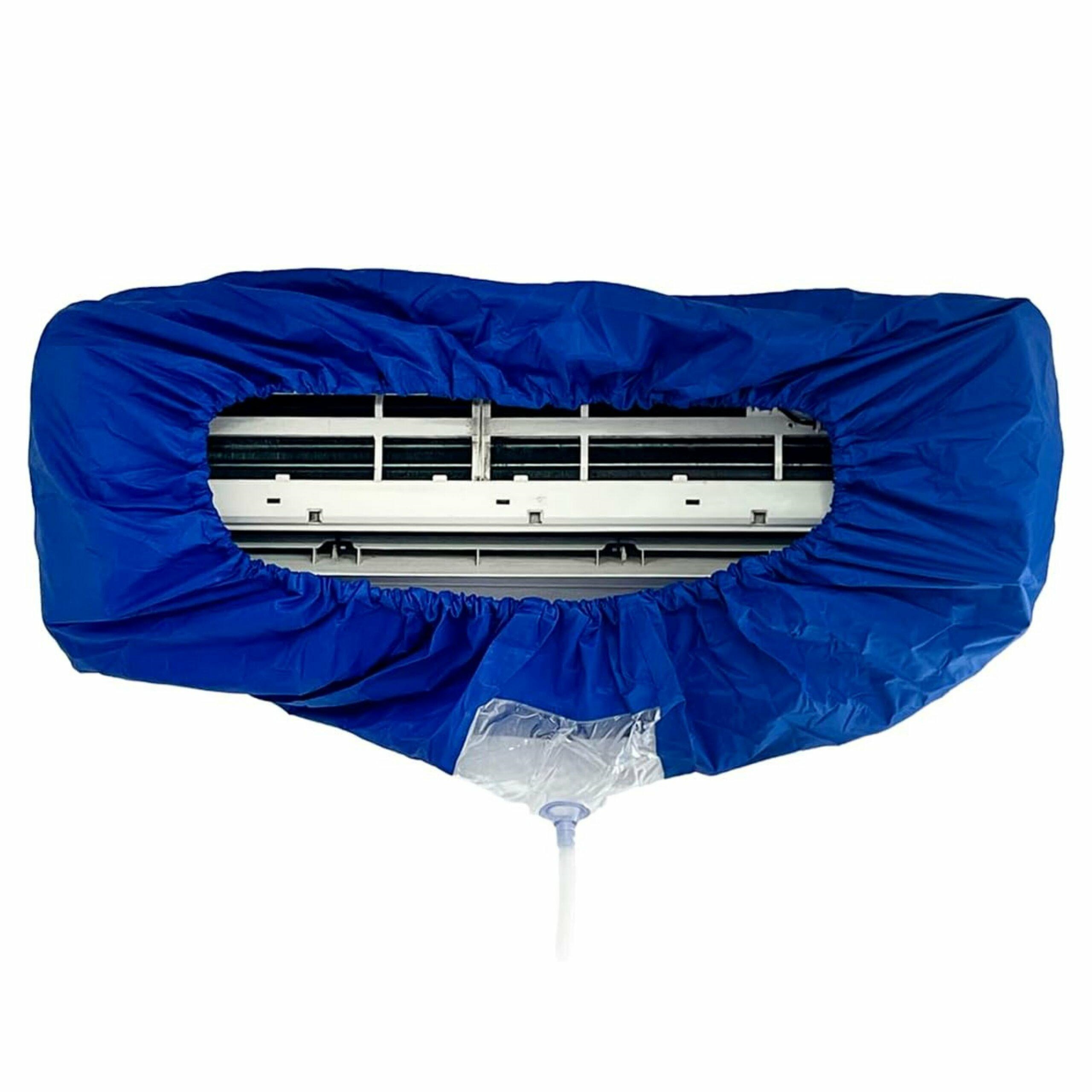 Gaisa kondicioniera tīrīšanas pārvalks L 70-125 cm, zils