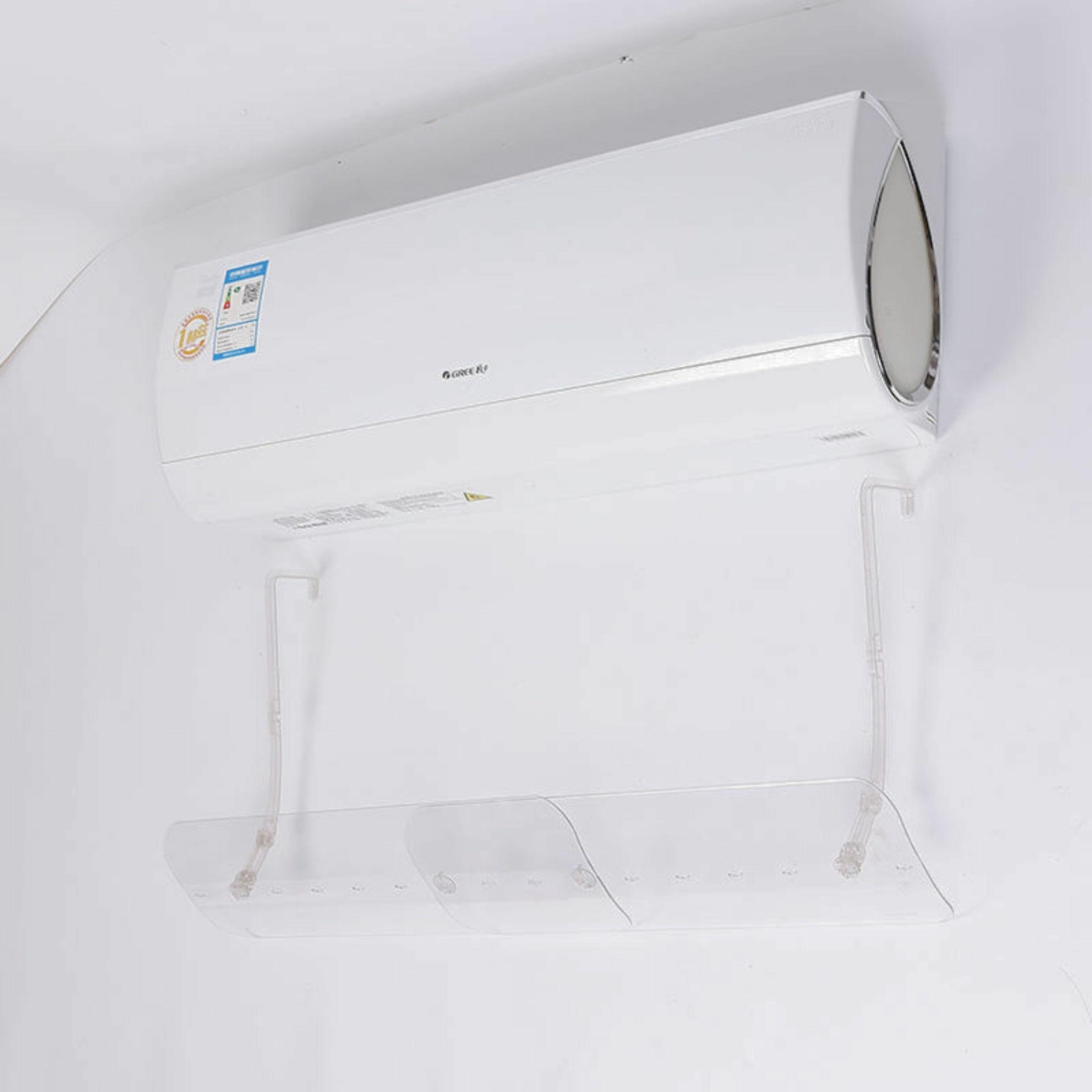 Regulējams gaisa kondicioniera deflektors 62-102 cm, caurspīdīgs