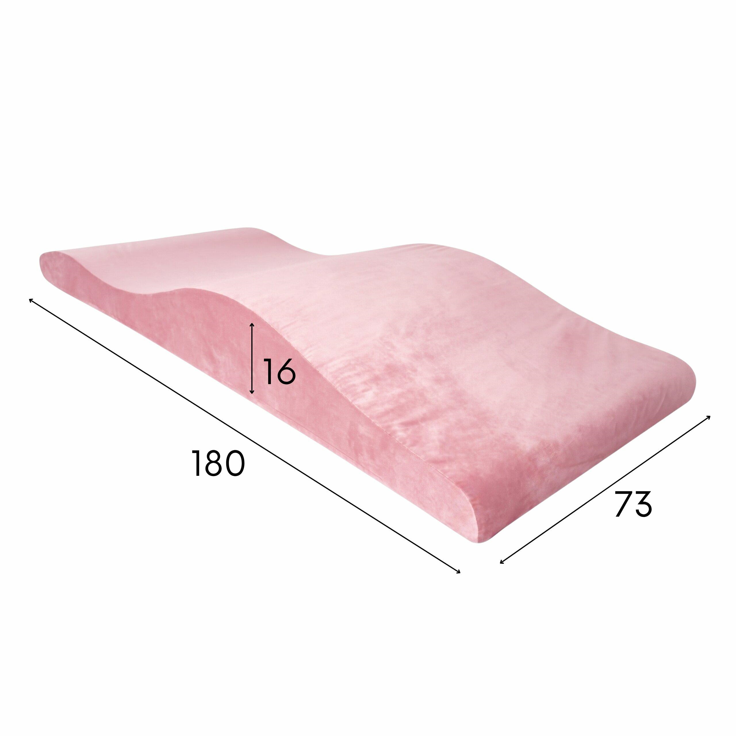 Anatomiskais kosmētiskais matracis skropstu pieaudzēšanai, Rozā