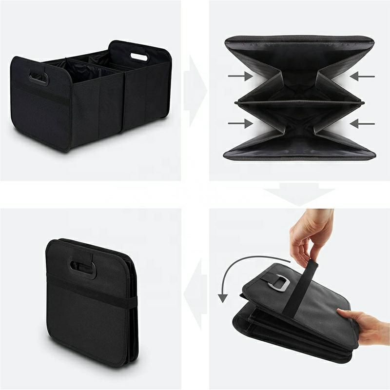 Automašīnas bagāžnieka organizators ar nodalījumiem, 47x33x23 cm