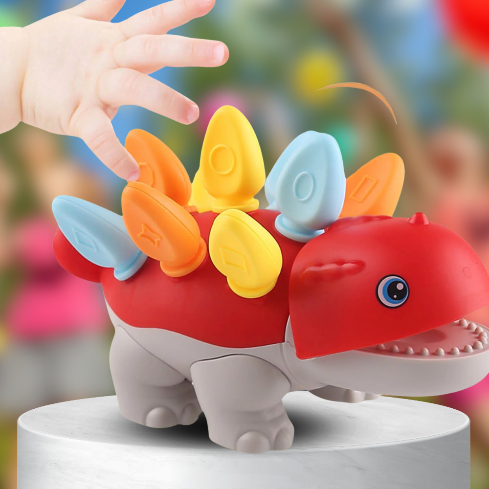 Bakalu Montessori dinozaura formu šķirotājs KZ1144, sarkans