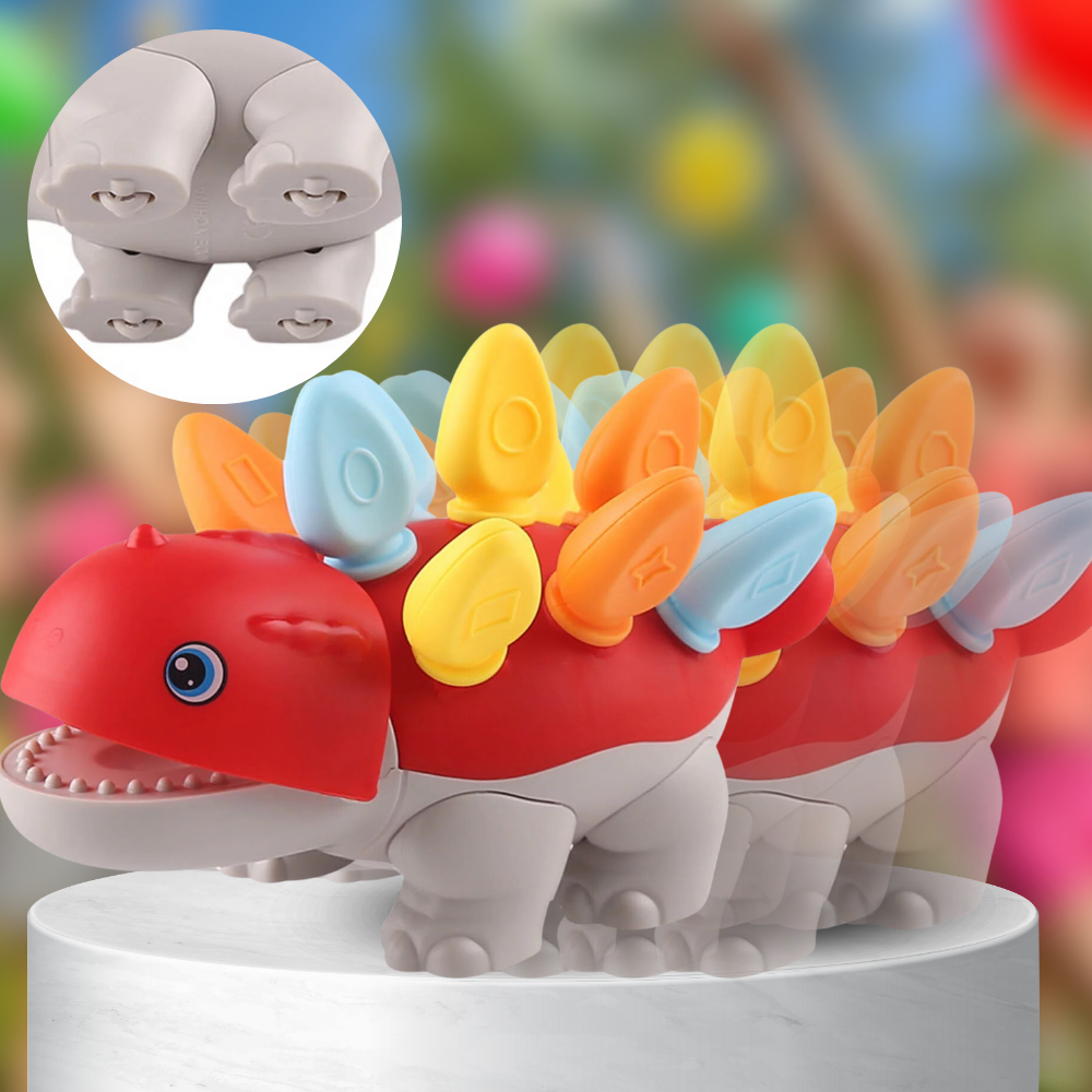 Bakalu Montessori dinozaura formu šķirotājs KZ1144, sarkans
