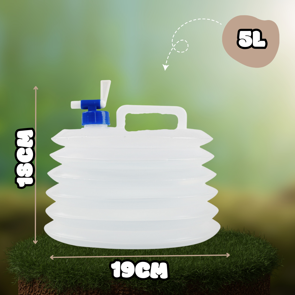 Saliekama ūdens tvertne / kanna ar krānu, 5 L