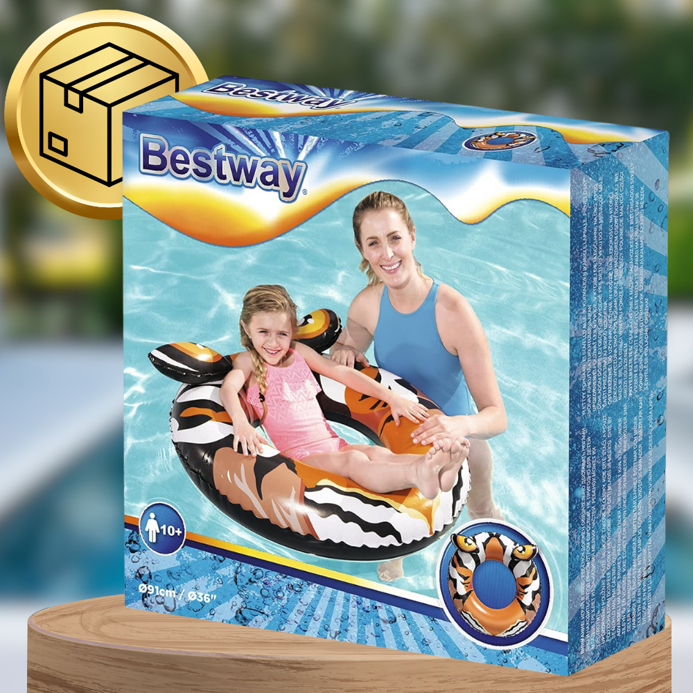 Bestway piepūšamais peldriņķis Tīģeris, 91 cm