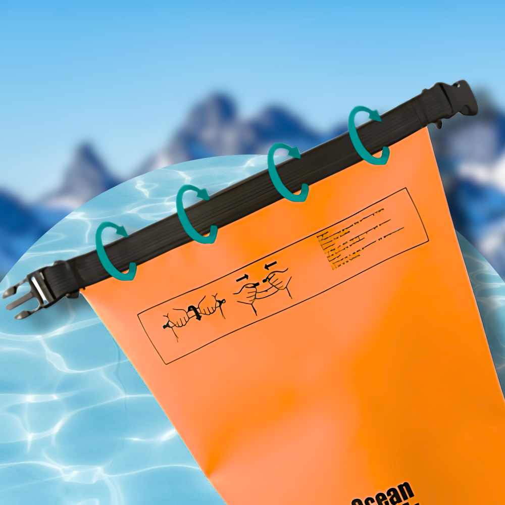 Bakalu ūdensizturīgs maiss 20L KZ1167, oranžs
