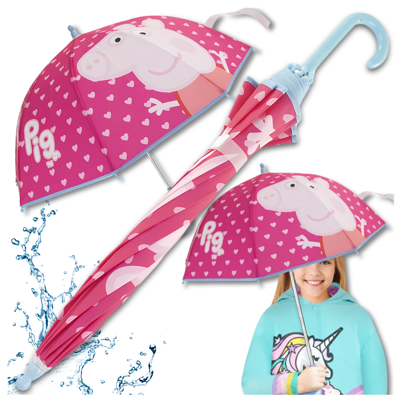 Bakalu Peppa Pig bērnu lietussargs