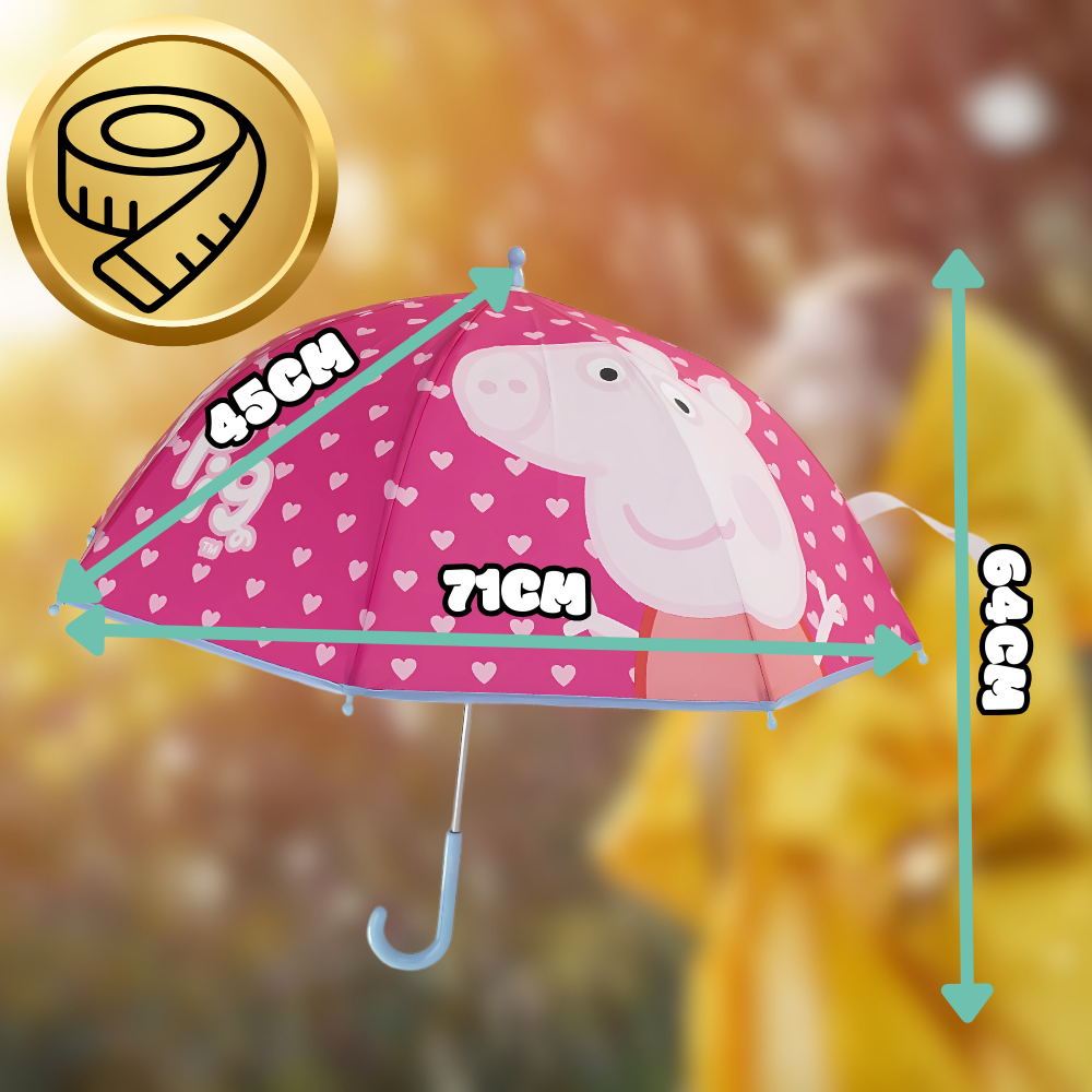 Bakalu Peppa Pig bērnu lietussargs