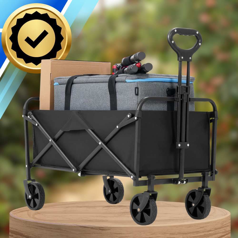 Lieli saliekamie transporta ratiņi pludmalei un kempingam, 100 kg