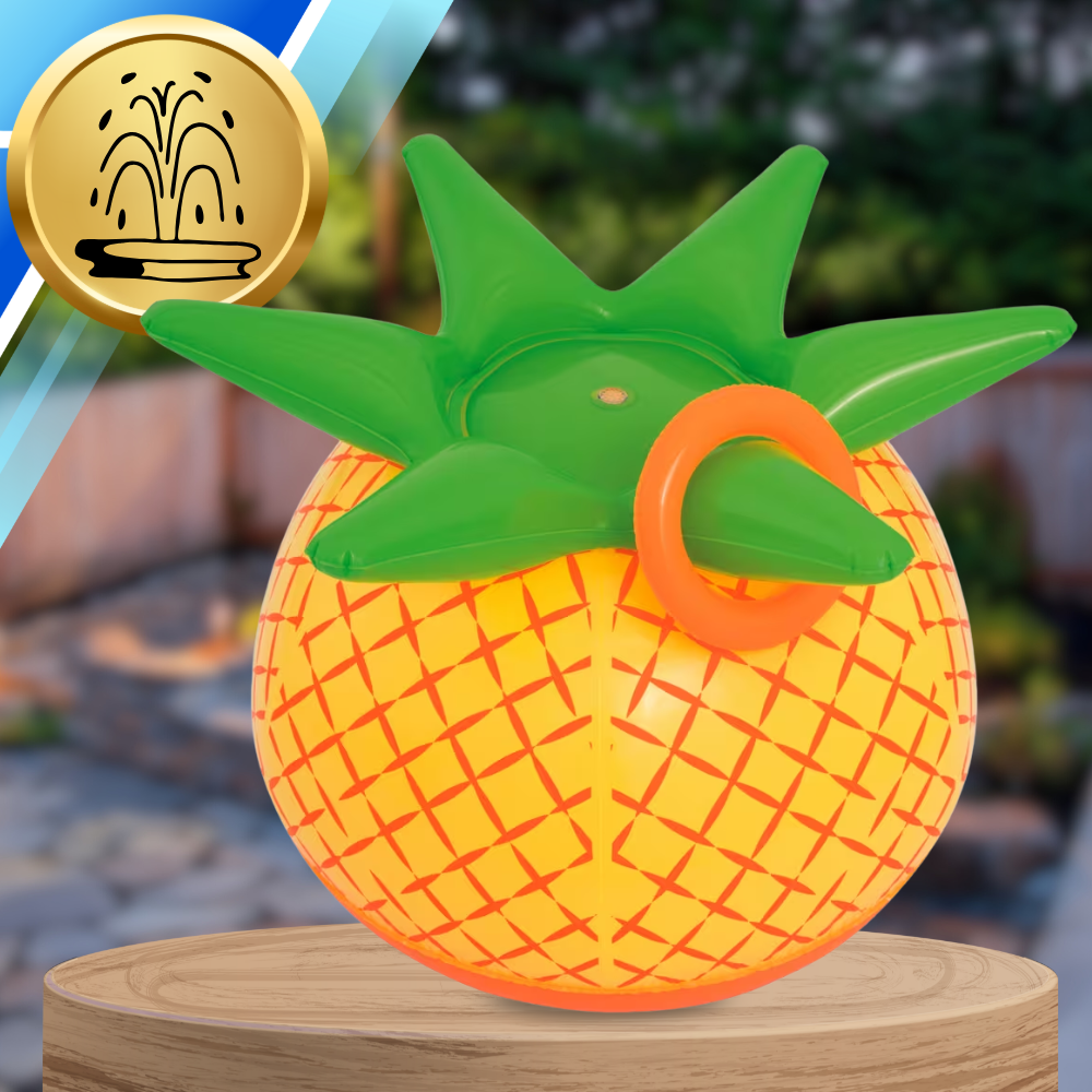 Bestway Ananas piepūšamā dārza strūklaka un smidzinātājs bērniem, 81 cm