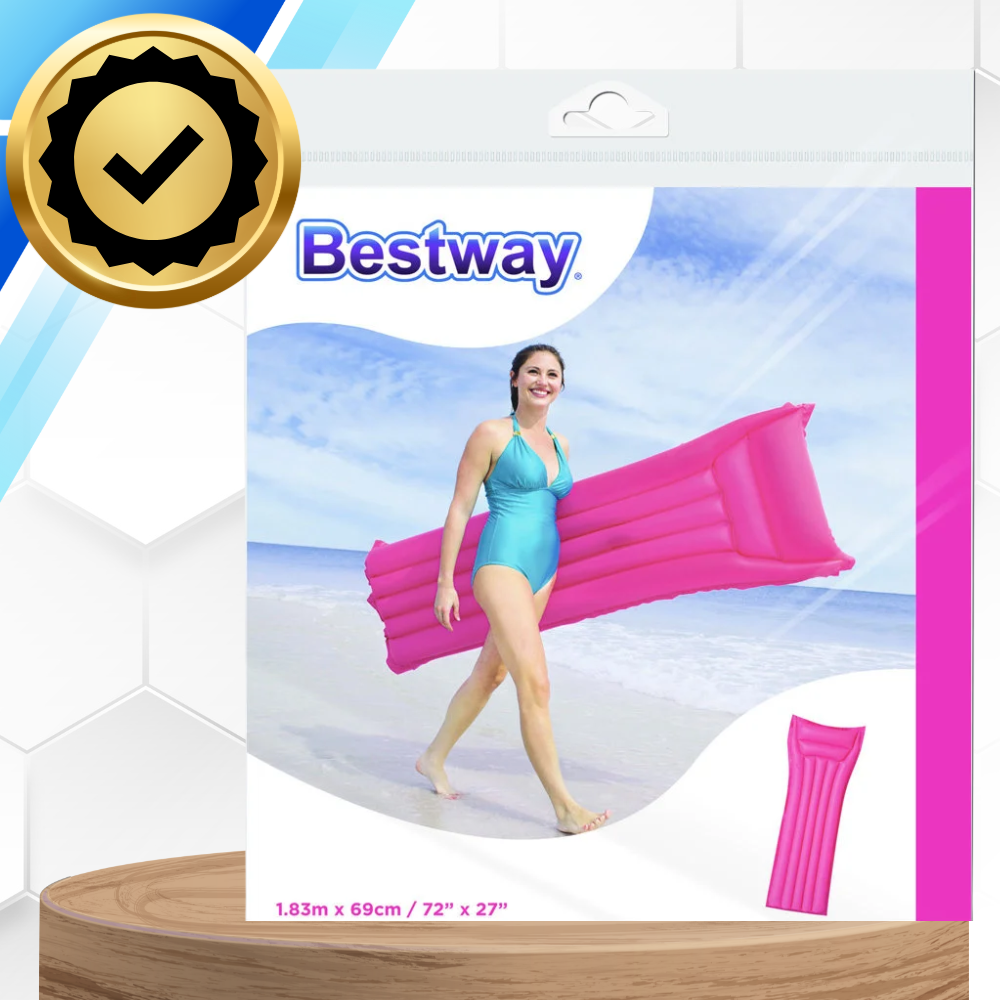 Bestway piepūšamais ūdens matracis 183 x 69 cm, rozā
