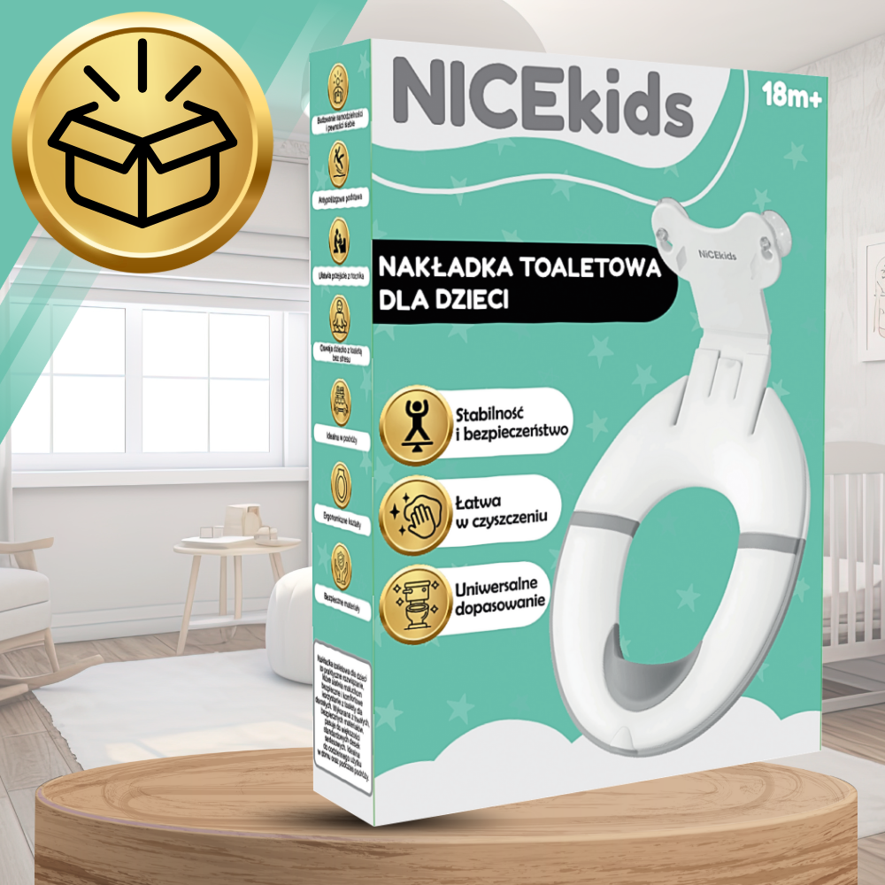 Nicekids salokāms poda paliktnis bērniem, neslīdošs WC sēdekļa pārvalks ceļojumiem