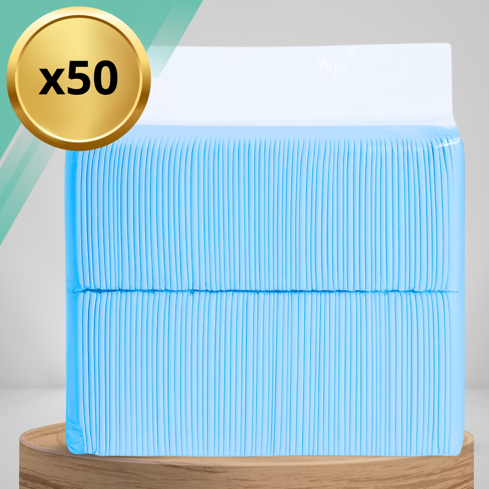 Higiēniskie paladziņi suņiem XL 60x90 cm, 50 gab., īpaši uzsūcoši mājdzīvniekiem