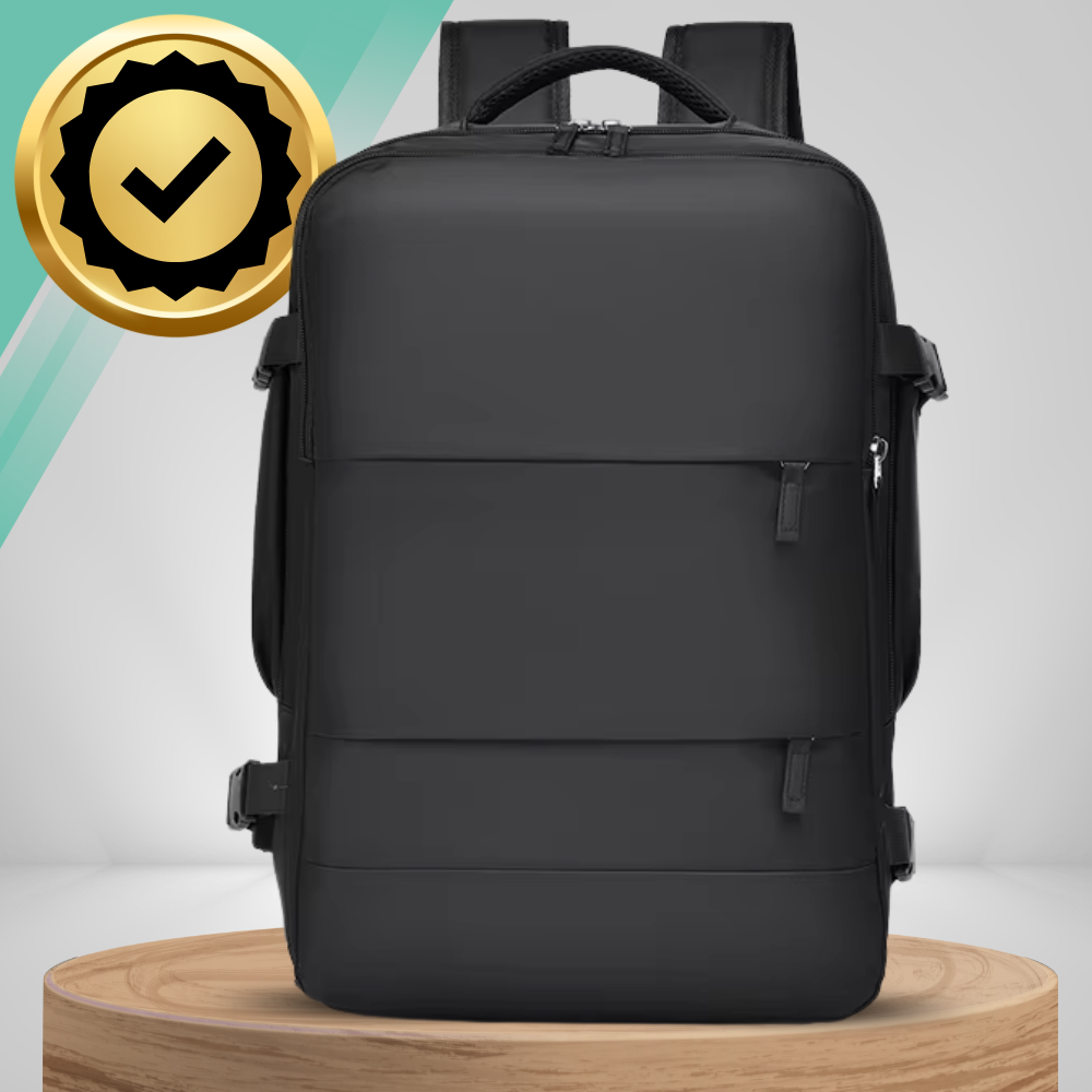 Ceļojumu mugursoma rokas bagāžai 40x30x20 cm ar USB portu