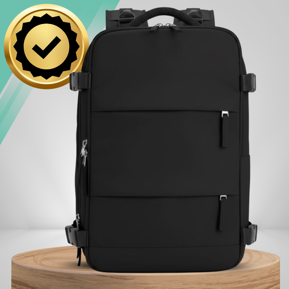 Ceļojumu mugursoma 40x30x20 cm rokas bagāža ar USB un apavu nodalījumu