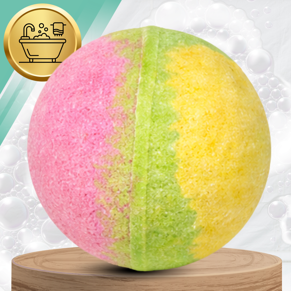 Rainbow putojošās vannas bumbas bērniem un pieaugušajiem, 6 gab.