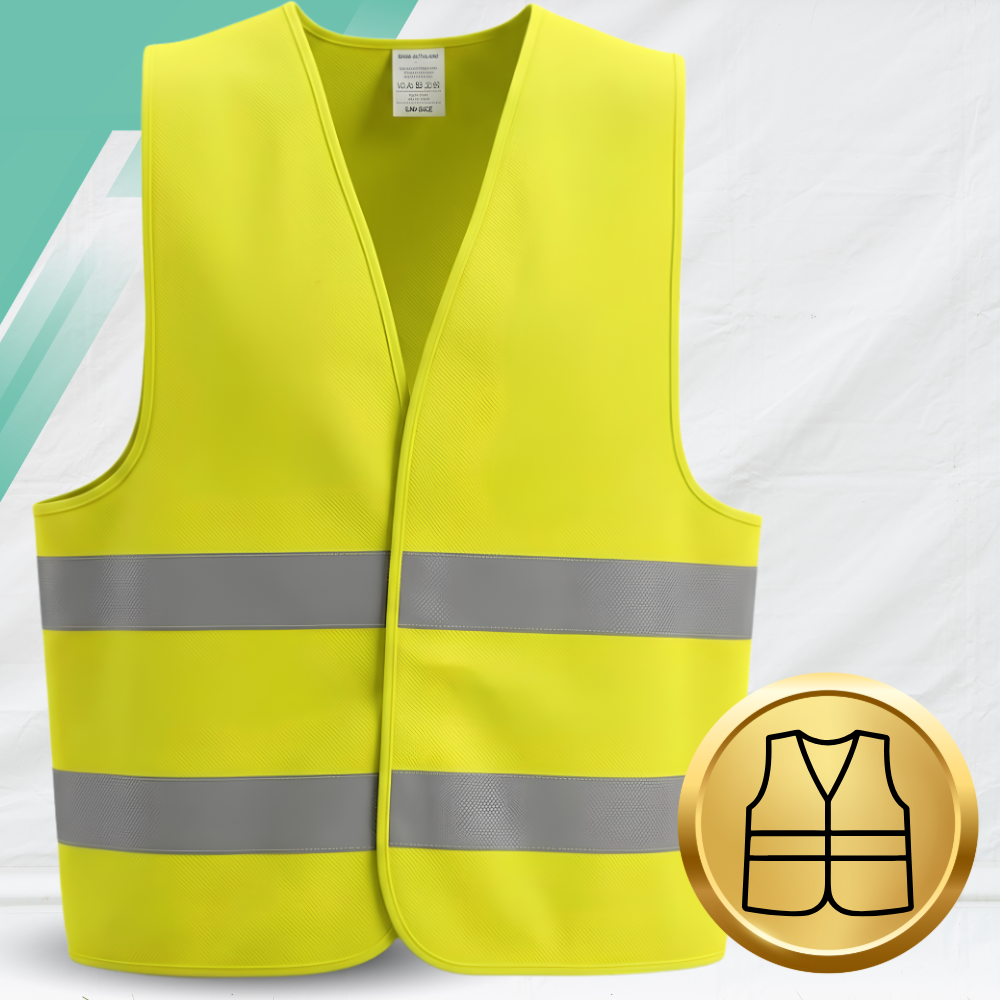 Atstarojošā veste 2. redzamības klase dzeltena One Size
