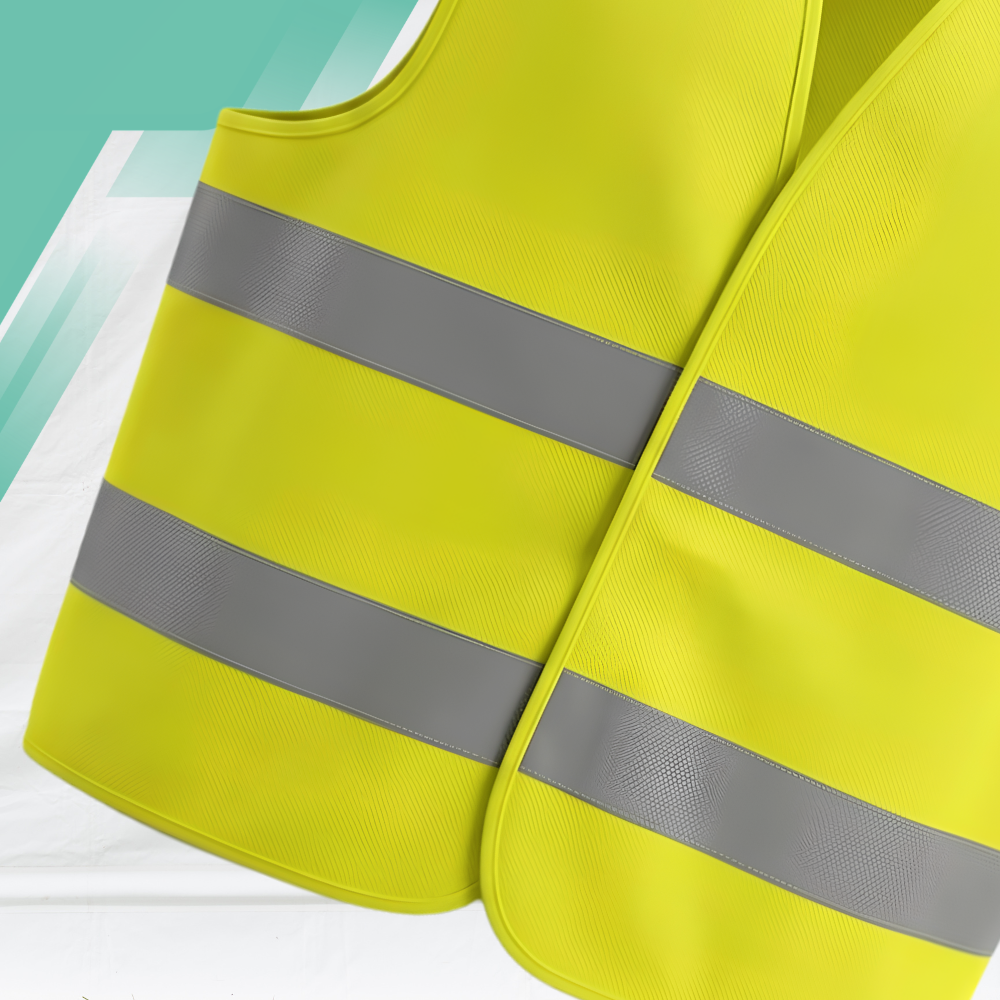 Atstarojošā veste 2. redzamības klase dzeltena One Size