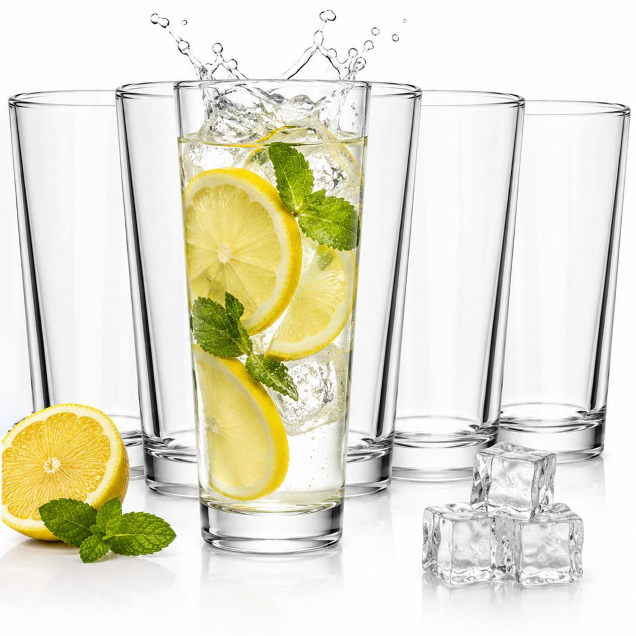 Augsto glāžu komplekts 6 gab. 370ml
