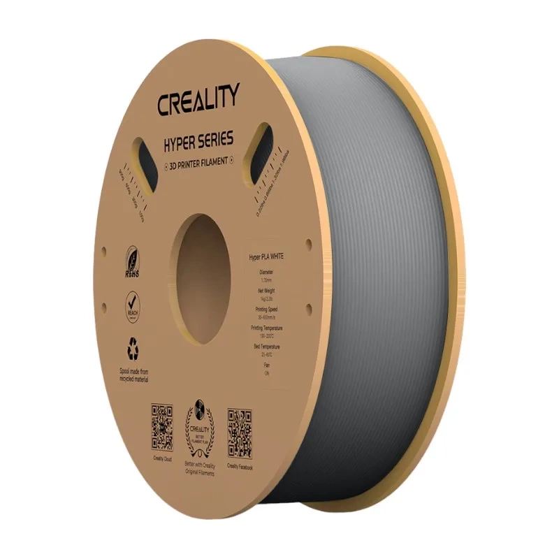 Creality Hyper PLA 3D printera pavediens 1.75mm 1kg pelēks