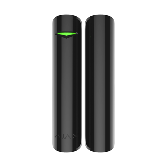 Ajax DoorProtect Plus bezvadu durvju un logu sensors, melns