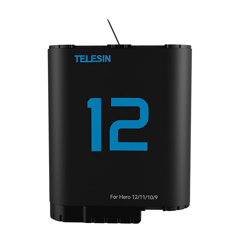 Telesin ārējais akumulators un lādētājs GoPro Hero 5-12 akumulatoriem, 10000 mAh