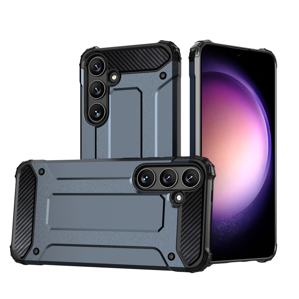 Hurtel Samsung Galaxy S24+ vāciņš Hybrid Armor, zils