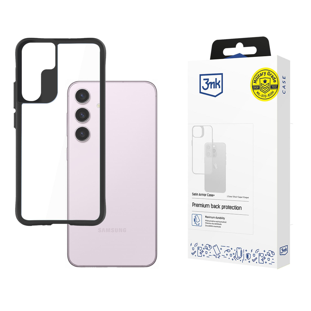 3Mk Protection Samsung Galaxy S24 vāciņš Satin Armor Case+, caurspīdīgs